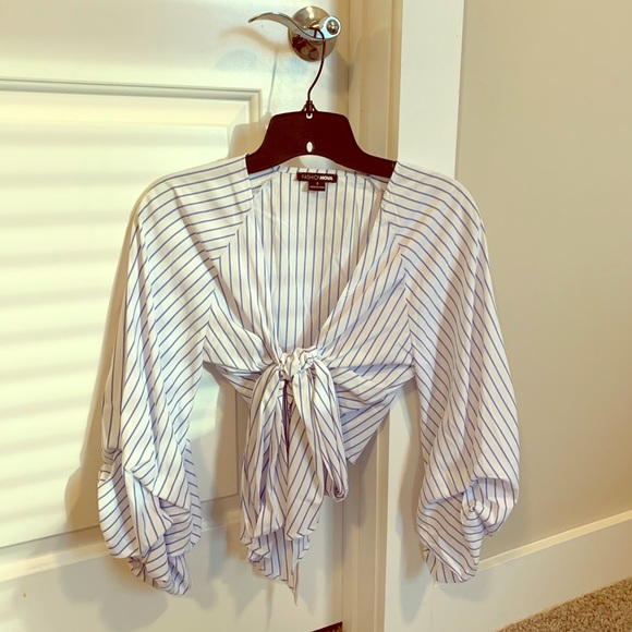 Fashion Nova Tops - Fashion Nova Tied Crop Top